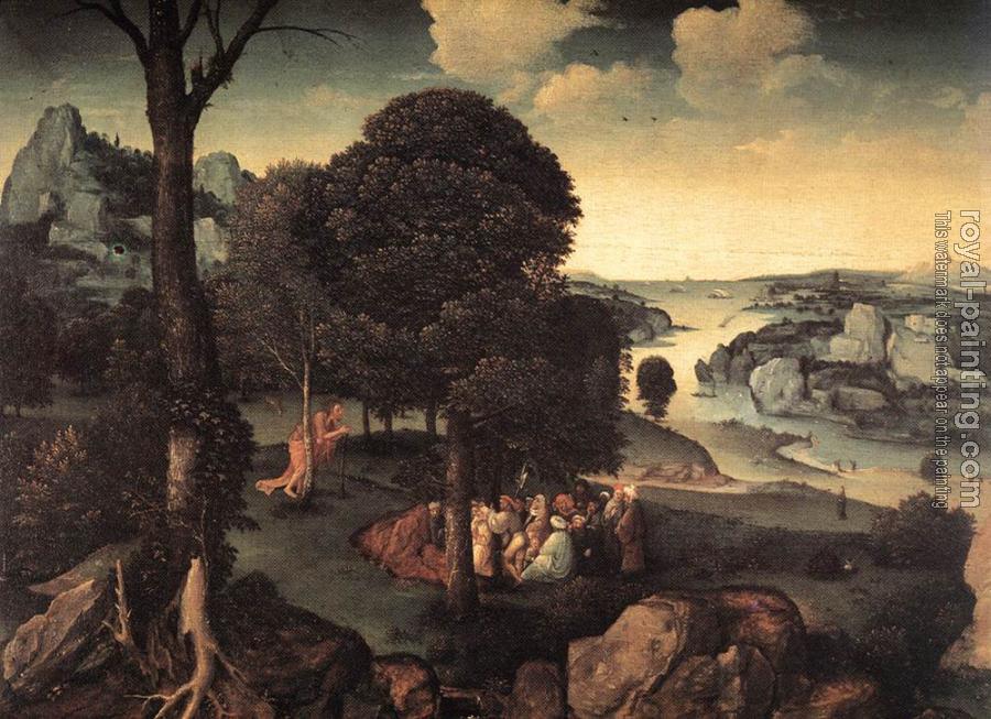 Joachim Patinir : Landscape With St John The baptist Preaching